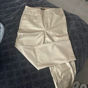 Express Gold Metallic Pants